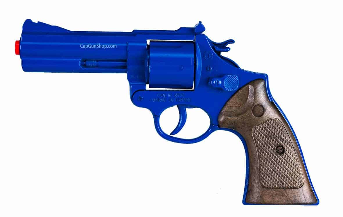 Gonher Police 12 Ring Shot Toy Cap Gun Diecast 22cm