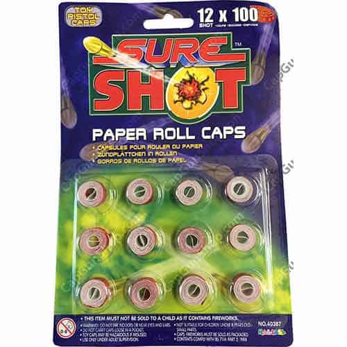 Sure Shot 100 Shot Caps 1200