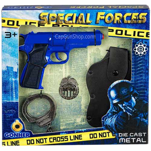 Gonher Special Forces 4 Piece Cap Gun Box Set
