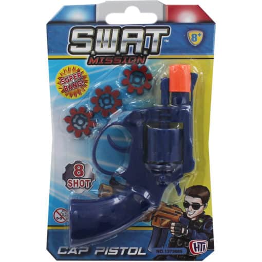 Swat Pistol 8 Ring Shot Cap Gun